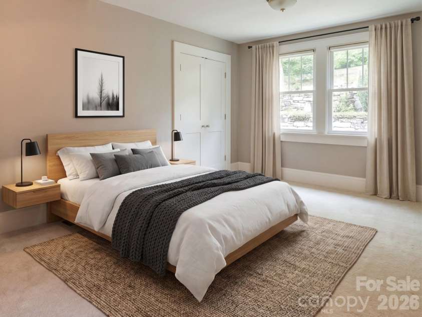 11 Temple Avenue, Asheville, NC 28804.  MLS# CAR4421842, YatesRealty ID 51613. Virtually staged