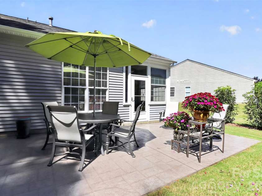 9247 Elrose Place, Charlotte, NC 28277.  MLS# CAR4424093, YatesRealty ID 51617. Patio area