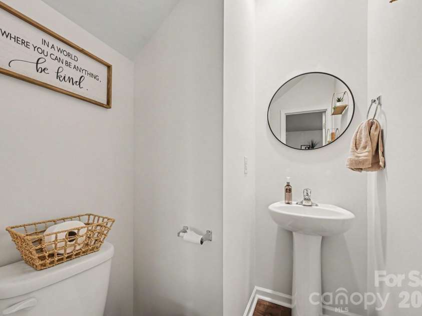 664 Saddlebred Lane, Locust, NC 28097.  MLS# CAR4360110, YatesRealty ID 5162. Half bathroom
