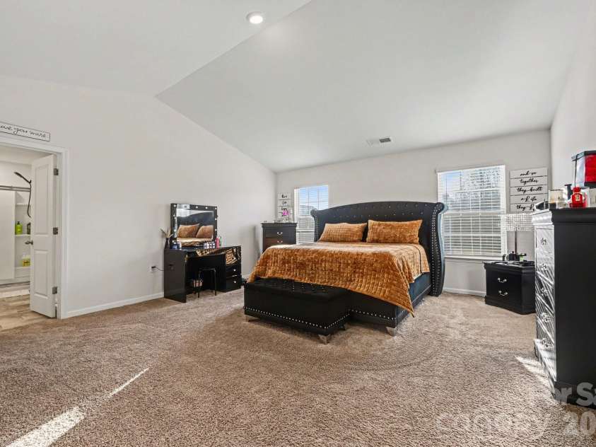 664 Saddlebred Lane, Locust, NC 28097.  MLS# CAR4360110, YatesRealty ID 5162. Primary bedroom