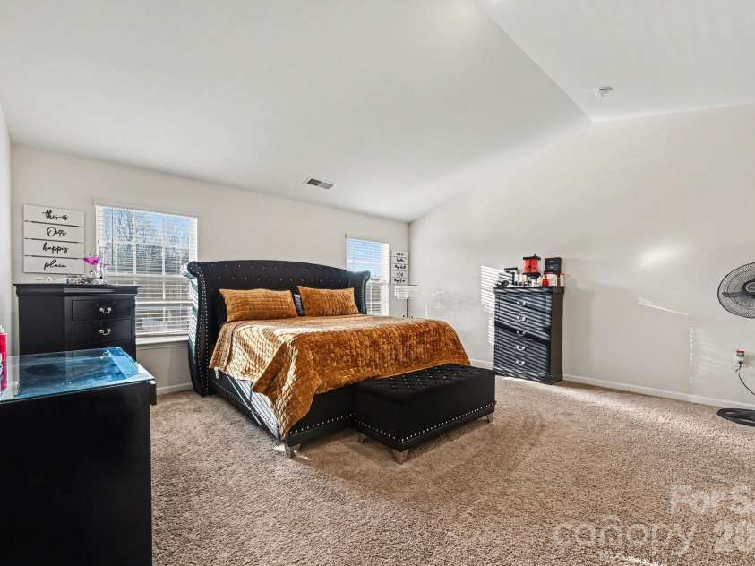 664 Saddlebred Lane, Locust, NC 28097.  MLS# CAR4360110, YatesRealty ID 5162. Primary bedroom