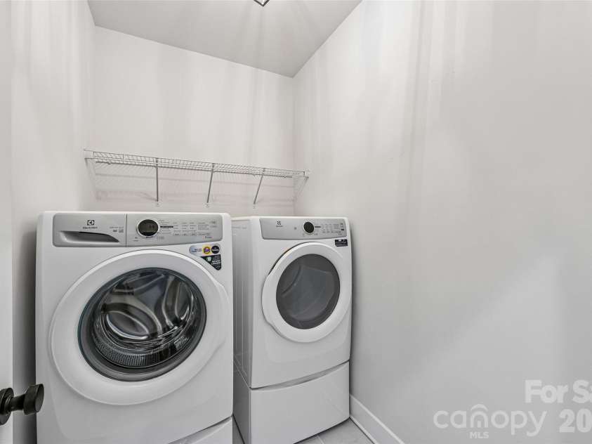 739 Beaty Street, Davidson, NC 28036.  MLS# CAR4420114, YatesRealty ID 51627. Laundry Room on 3rd Level