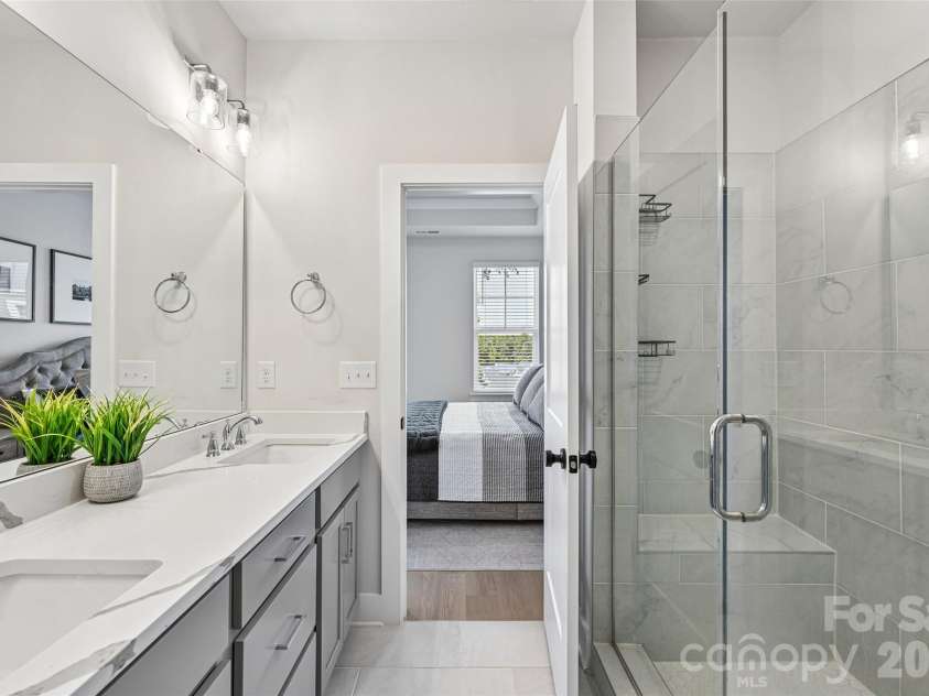 739 Beaty Street, Davidson, NC 28036.  MLS# CAR4420114, YatesRealty ID 51627. Primary Bathroom on 3rd Level