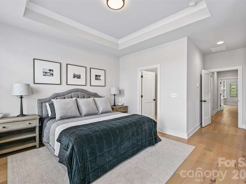 739 Beaty Street, Davidson, NC 28036.  MLS# CAR4420114, YatesRealty ID 51627. Primary Bedroom on 3rd Level