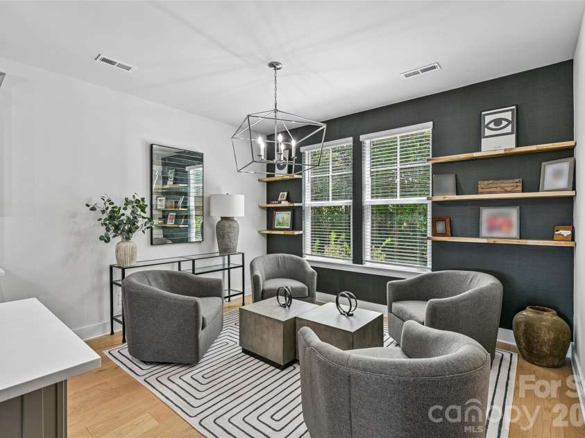739 Beaty Street, Davidson, NC 28036.  MLS# CAR4420114, YatesRealty ID 51627. Sitting Room/Dining Room on 2nd Level