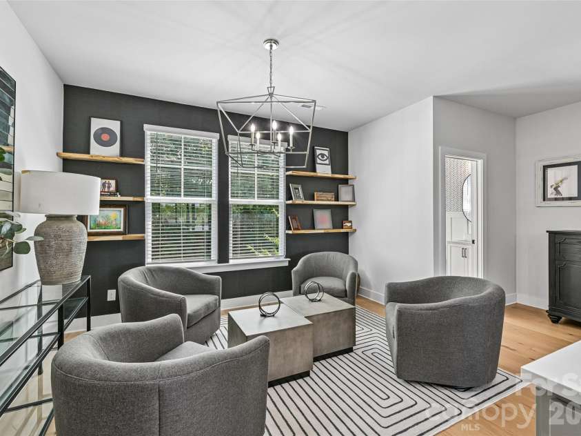 739 Beaty Street, Davidson, NC 28036.  MLS# CAR4420114, YatesRealty ID 51627. Sitting Room/Dining Room on 2nd Level