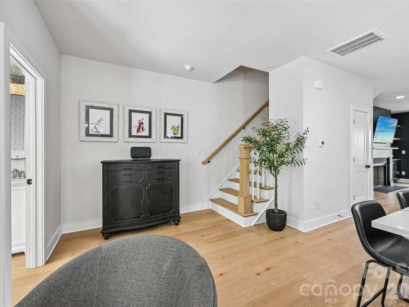 739 Beaty Street, Davidson, NC 28036.  MLS# CAR4420114, YatesRealty ID 51627. Stairs to 3rd Level
