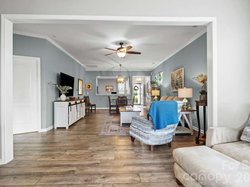 1018 Kirby Drive, Fort Mill, SC 29715.  MLS# CAR4411917, YatesRealty ID 51638. View from Sunroom