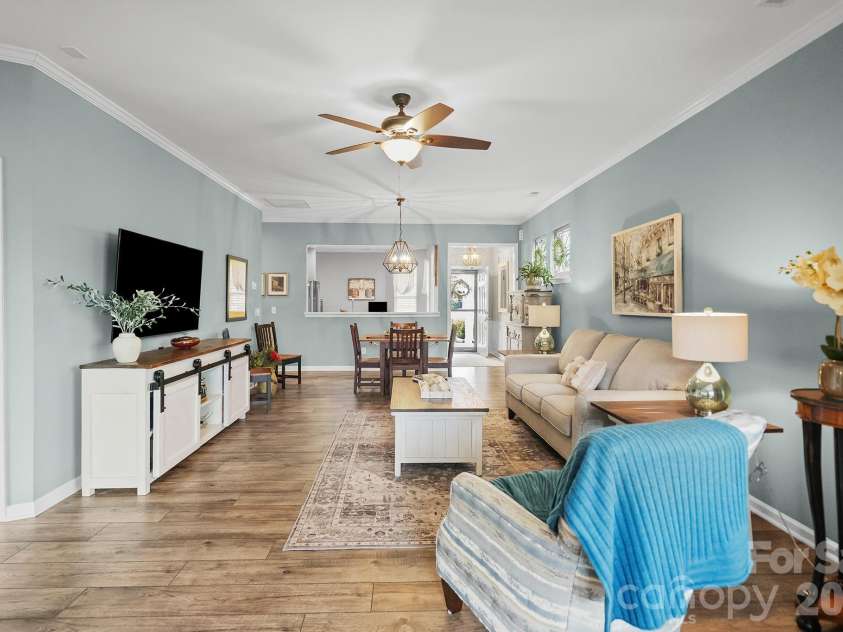 1018 Kirby Drive, Fort Mill, SC 29715.  MLS# CAR4411917, YatesRealty ID 51638. View from Sunroom
