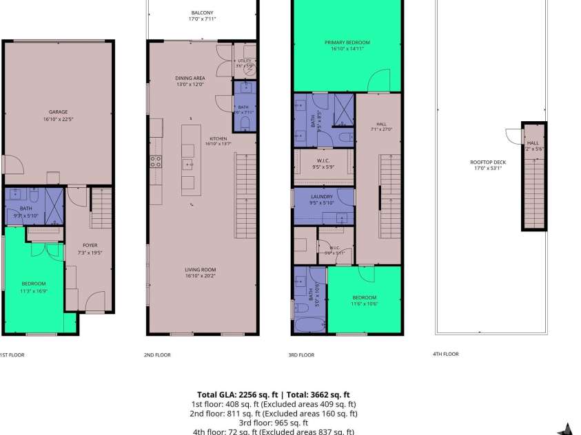 910 Van Every Street, Charlotte, NC 28205.  MLS# CAR4424577, YatesRealty ID 51651. Floor Plan