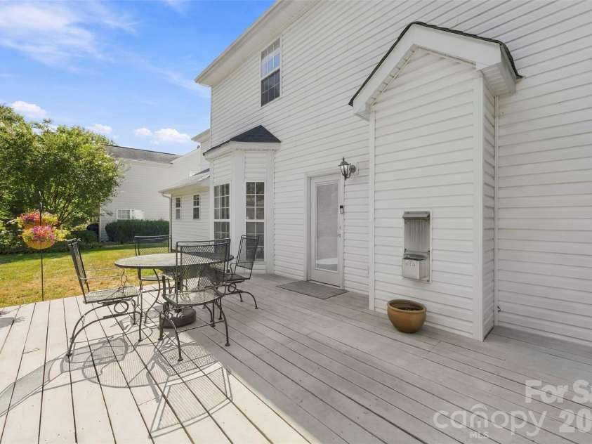 8709 Ellington Park Drive, Charlotte, NC 28277.  MLS# CAR4425738, YatesRealty ID 51656. Deck View