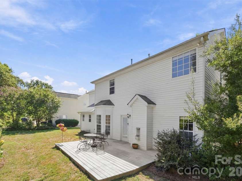 8709 Ellington Park Drive, Charlotte, NC 28277.  MLS# CAR4425738, YatesRealty ID 51656. Deck View