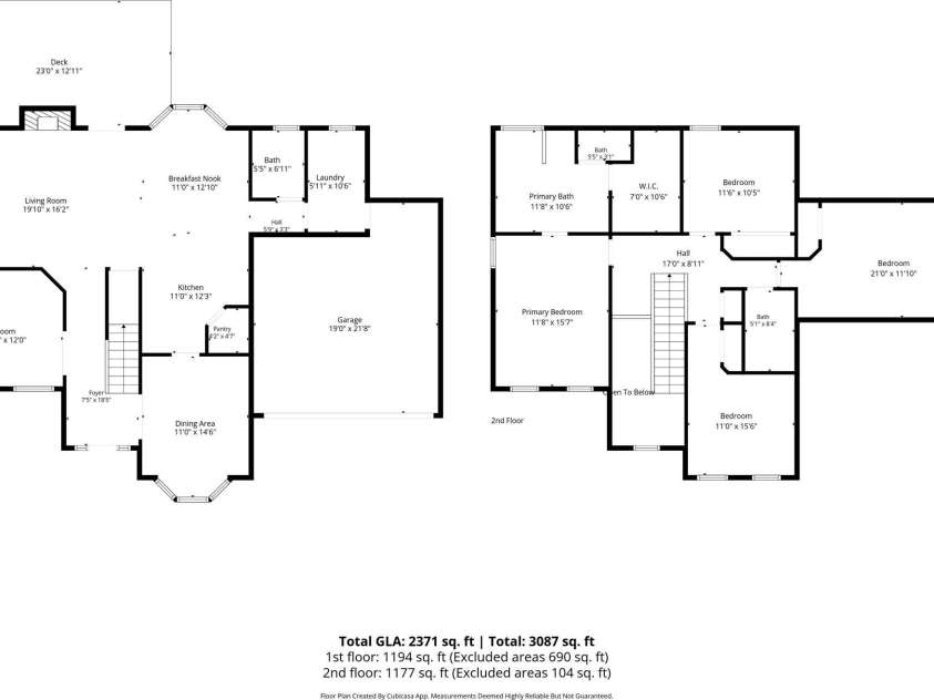 8709 Ellington Park Drive, Charlotte, NC 28277.  MLS# CAR4425738, YatesRealty ID 51656. Floor Plan