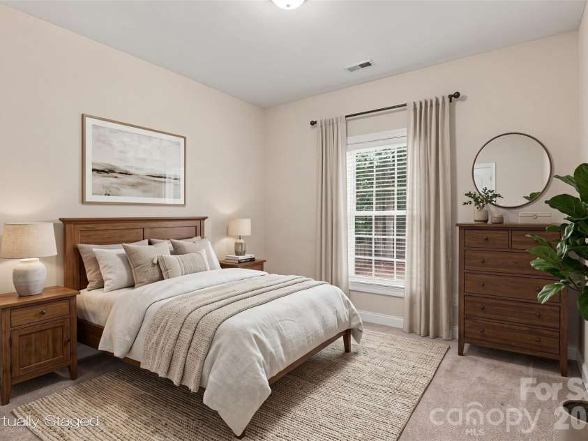 1524 Garrett Landen Drive, Clover, SC 29710.  MLS# CAR4418326, YatesRealty ID 51658. Virtually staged 3rd bedroom on main floor.