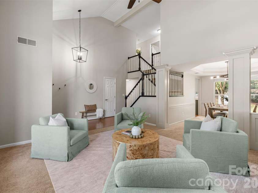 6818 Millingden Court, Charlotte, NC 28277.  MLS# CAR4426107, YatesRealty ID 51663. Double Volume Ceiling