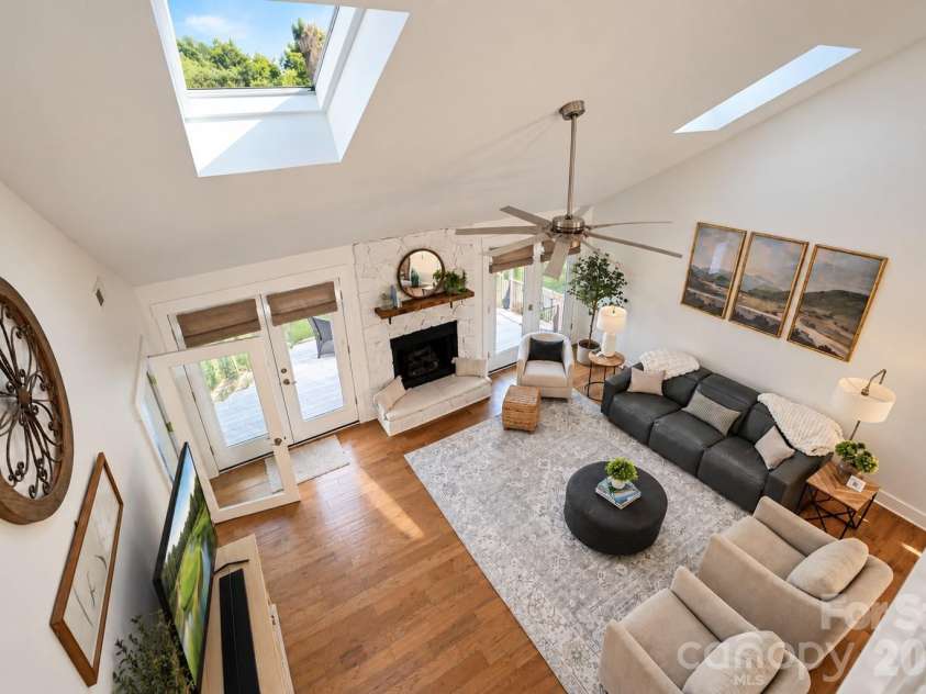 3789 Rock Bridge Drive, Conover, NC 28613.  MLS# CAR4426127, YatesRealty ID 51667. View from upper level
