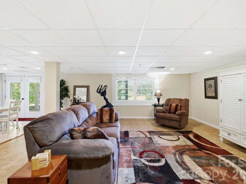 134 Raleigh Drive, Lake Lure, NC 28746.  MLS# CAR4423634, YatesRealty ID 51670. All windows on this level have a lovely view.