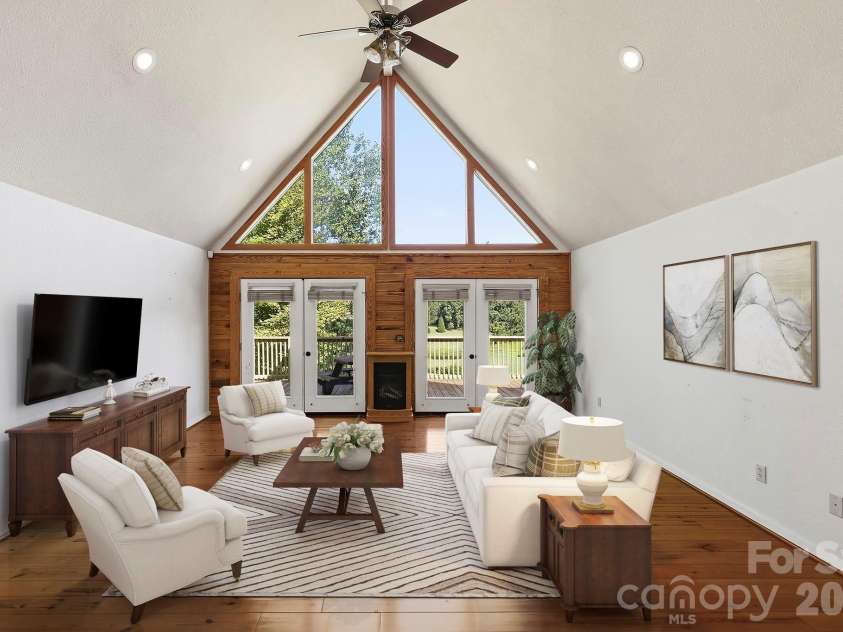 134 Raleigh Drive, Lake Lure, NC 28746.  MLS# CAR4423634, YatesRealty ID 51670. Virtually staged.