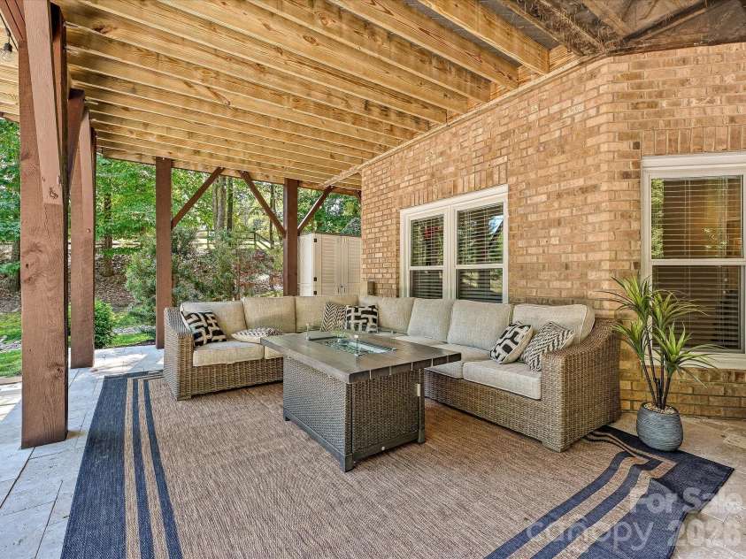 3600 Providence Manor Road, Charlotte, NC 28270.  MLS# CAR4424920, YatesRealty ID 51692. Lower Patio