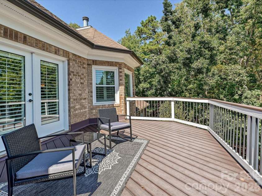 3600 Providence Manor Road, Charlotte, NC 28270.  MLS# CAR4424920, YatesRealty ID 51692. Primary Bdr Deck