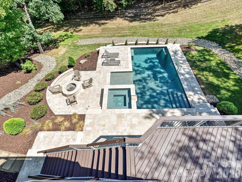3600 Providence Manor Road, Charlotte, NC 28270.  MLS# CAR4424920, YatesRealty ID 51692. Primary Bdr Deck View