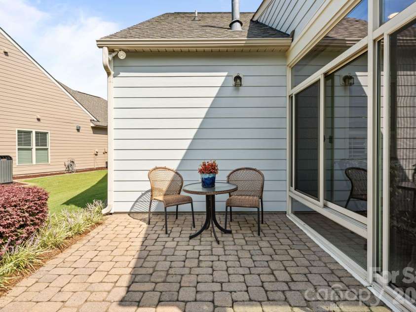 411 Haven Avenue, Fort Mill, SC 29715.  MLS# CAR4425938, YatesRealty ID 51714. Back patio
