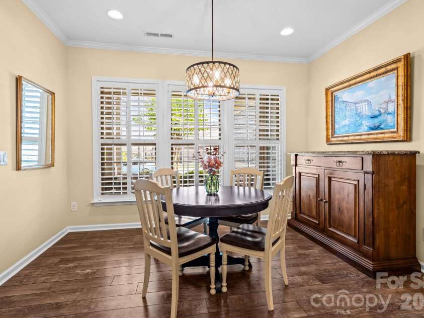 411 Haven Avenue, Fort Mill, SC 29715.  MLS# CAR4425938, YatesRealty ID 51714. Breakfast area with open kitchen