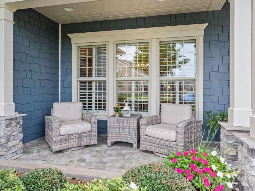 411 Haven Avenue, Fort Mill, SC 29715.  MLS# CAR4425938, YatesRealty ID 51714. Front porch with room for sitting