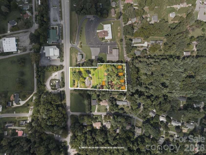 1452 Sweeten Creek Road, Asheville, NC 28803.  MLS# CAR4425442, YatesRealty ID 51726. 6 Lot Plan Rendering