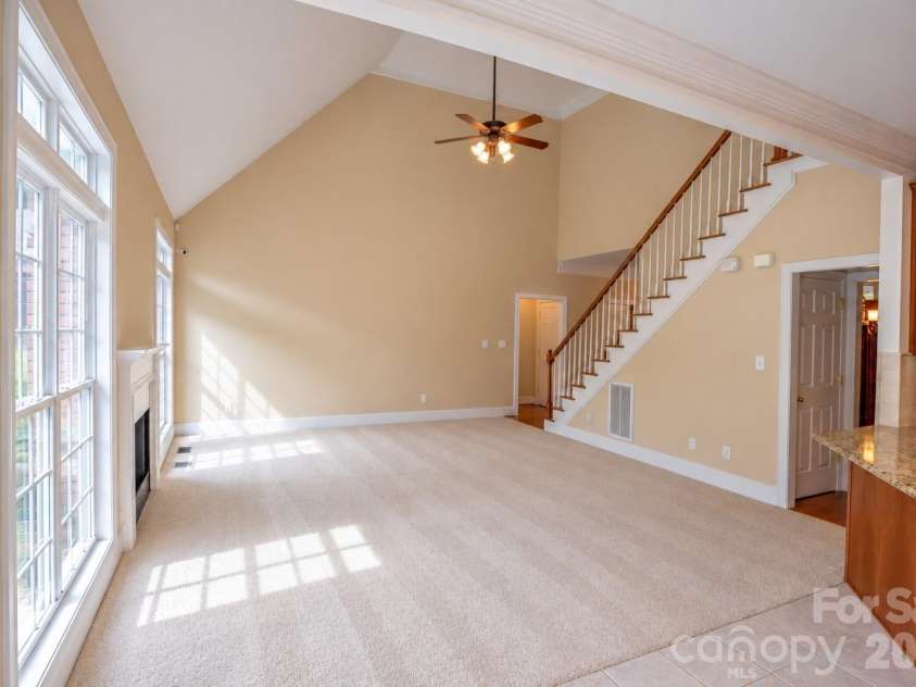 1927 Windmere Drive, Monroe, NC 28110.  MLS# CAR4418853, YatesRealty ID 51747. Great room opens directly up to the kitchen and dining area for easy entertaining