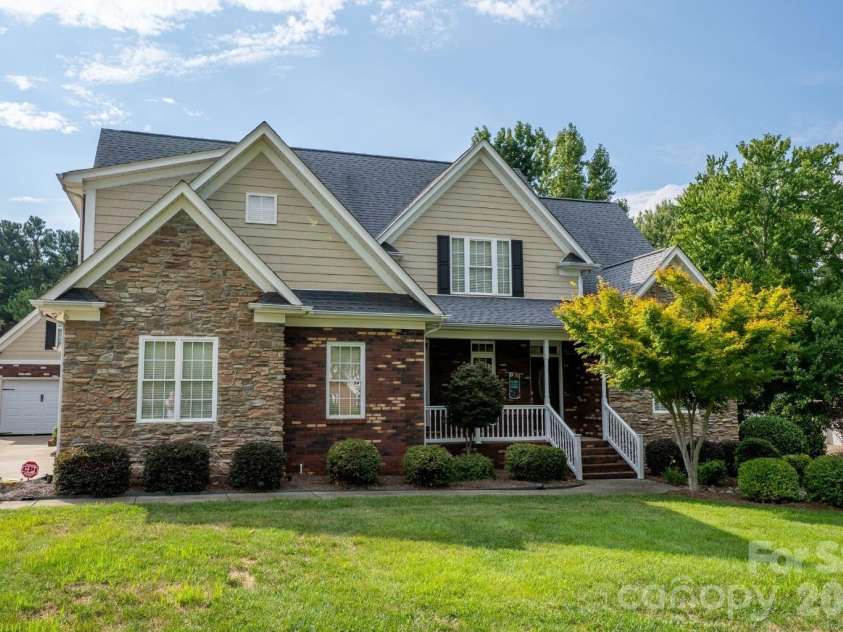 1927 Windmere Drive, Monroe, NC 28110.  MLS# CAR4418853, YatesRealty ID 51747. Private and large lot with existing landscaping, fully fenced backyard, and irrigation system