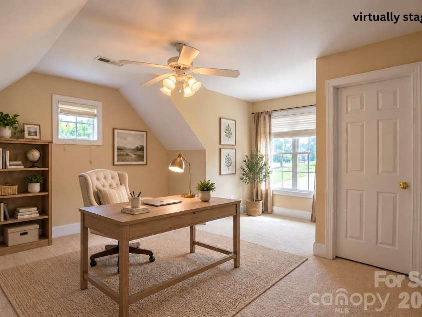 1927 Windmere Drive, Monroe, NC 28110.  MLS# CAR4418853, YatesRealty ID 51747. Virtually staged bonus room