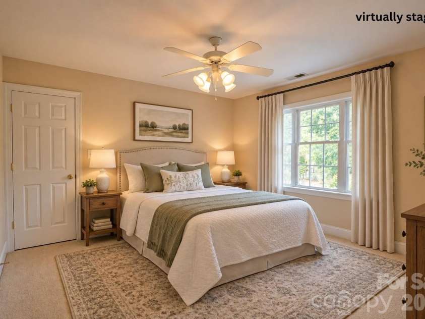 1927 Windmere Drive, Monroe, NC 28110.  MLS# CAR4418853, YatesRealty ID 51747. Virtually staged guest bedroom #1