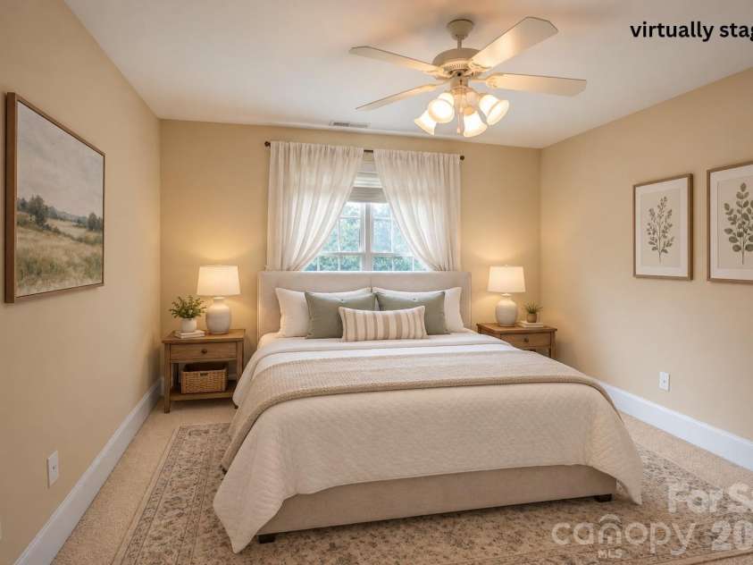 1927 Windmere Drive, Monroe, NC 28110.  MLS# CAR4418853, YatesRealty ID 51747. Virtually staged guest bedroom #2