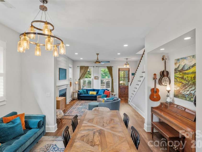 245 Rice Street, Brevard, NC 28712.  MLS# CAR4425712, YatesRealty ID 51775. Dining Room