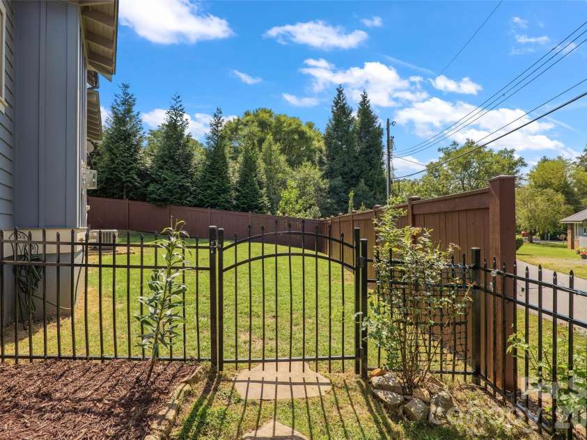 245 Rice Street, Brevard, NC 28712.  MLS# CAR4425712, YatesRealty ID 51775. Fenced Yard