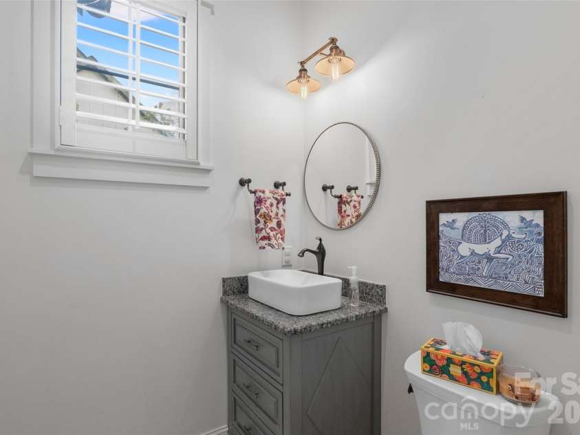 245 Rice Street, Brevard, NC 28712.  MLS# CAR4425712, YatesRealty ID 51775. Half Bath on Main Level