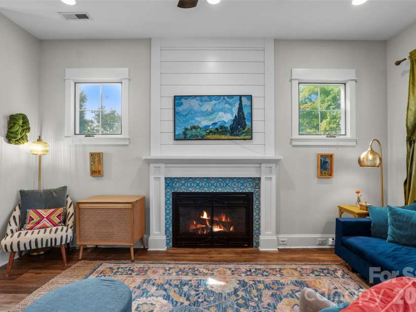 245 Rice Street, Brevard, NC 28712.  MLS# CAR4425712, YatesRealty ID 51775. Living room
