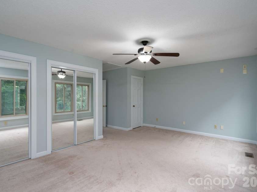 460 Camrose Circle, Concord, NC 28025.  MLS# CAR4426248, YatesRealty ID 51784. Primary Bedroom 2 on rear showing mirrored closets
