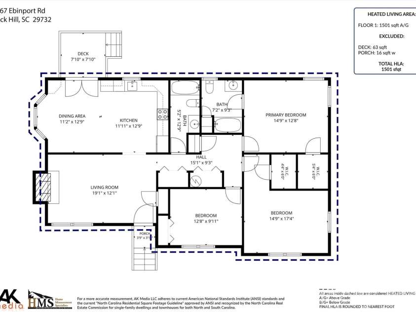 1167 Ebinport Road, Rock Hill, SC 29732.  MLS# CAR4424608, YatesRealty ID 51802. 