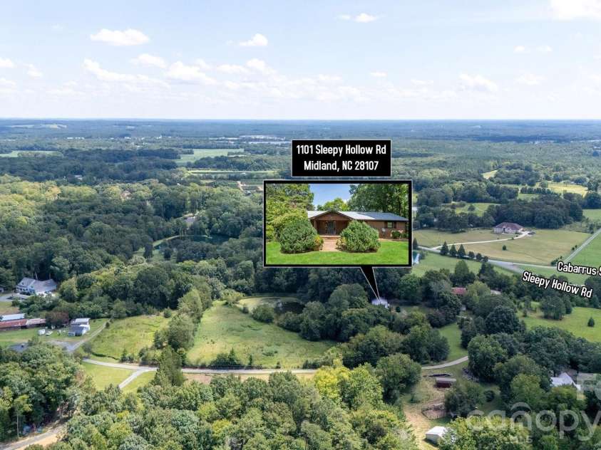 1101 Sleepy Hollow Road, Midland, NC 28107.  MLS# CAR4425995, YatesRealty ID 51816. 