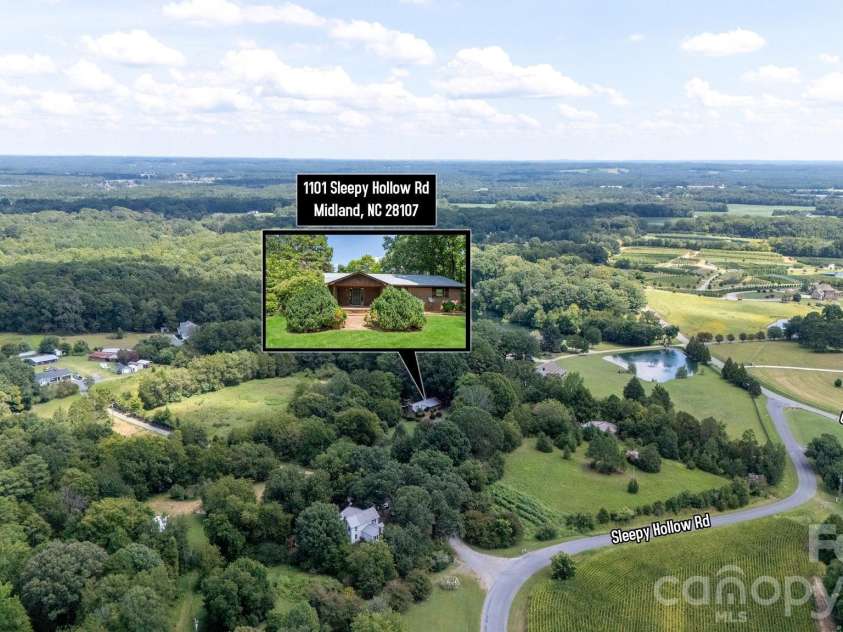 1101 Sleepy Hollow Road, Midland, NC 28107.  MLS# CAR4425995, YatesRealty ID 51816. 