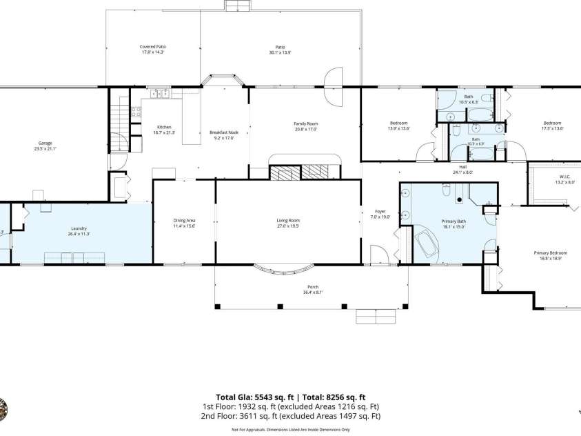 164 Brookfield Drive, Forest City, NC 28043.  MLS# CAR4425556, YatesRealty ID 51825. Main level floor plan