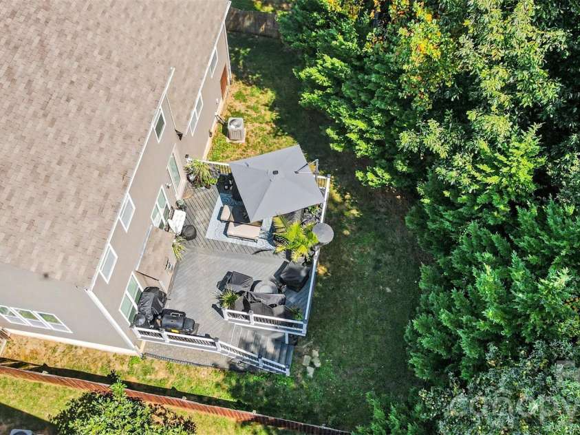 14506 Brotherly Lane, Charlotte, NC 28278.  MLS# CAR4424229, YatesRealty ID 51844. AERIAL DECK