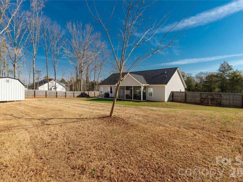 2577 Craig Farm Road, Lancaster, SC 29720.  MLS# CAR4355551, YatesRealty ID 5187. Backyard 