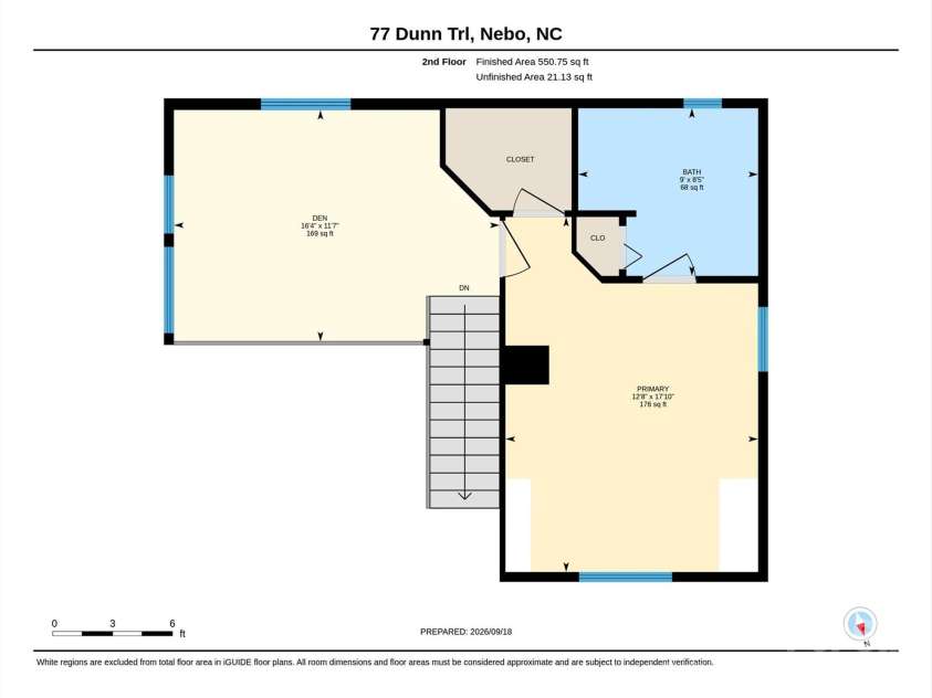77 Dunn Trail, Nebo, NC 28761.  MLS# CAR4425004, YatesRealty ID 51878. Loft Floorplan