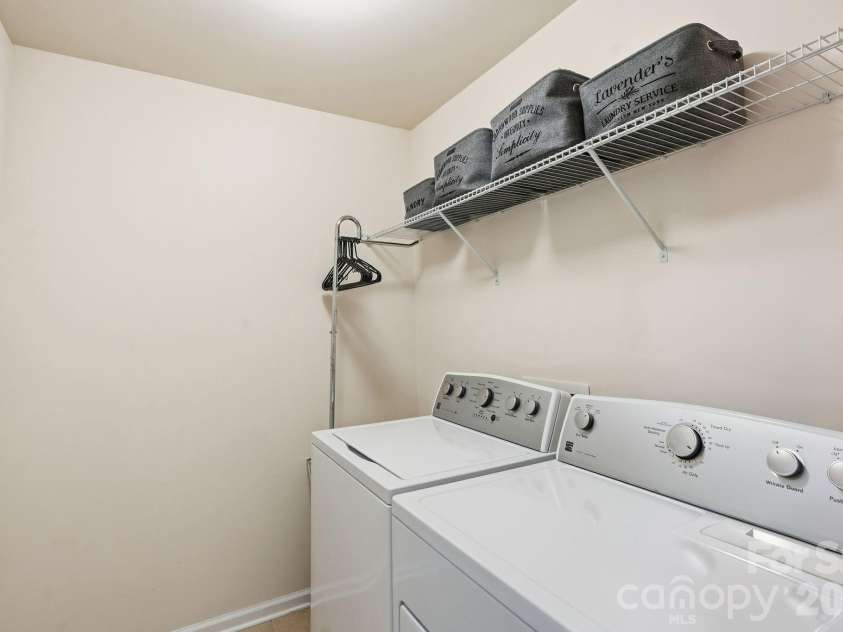 7013 Hamilton Mill Drive, Waxhaw, NC 28173.  MLS# CAR4424451, YatesRealty ID 51903. Laundry upstairs