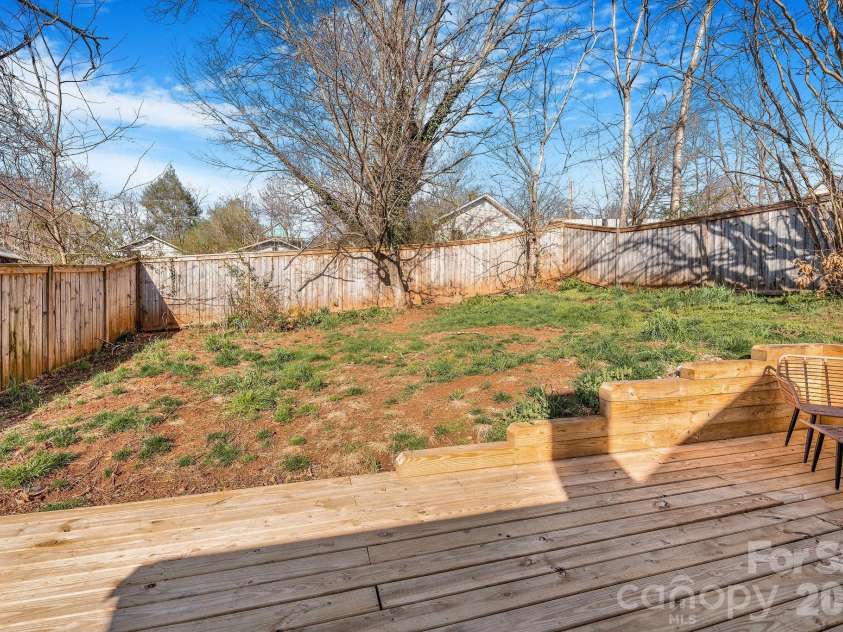 171 Wellington Street, Asheville, NC 28806.  MLS# CAR4355796, YatesRealty ID 5191. Back deck