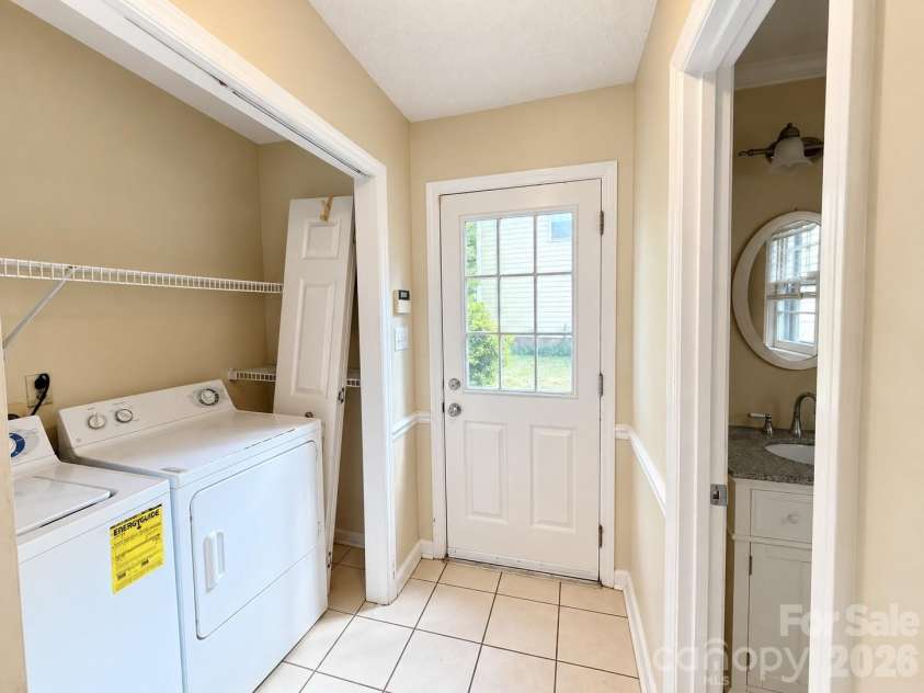 1425 Longbrook Drive, Charlotte, NC 28270.  MLS# CAR4425296, YatesRealty ID 51919. Mud Room/Laundry/.5 Bath
