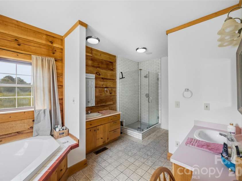 8315 Harvell Road, Stanfield, NC 28163.  MLS# CAR4426135, YatesRealty ID 51929. Updated tile shower